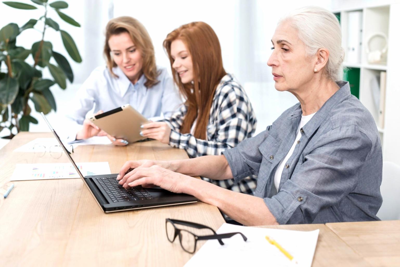 Financial planning discussion with real documents and charts